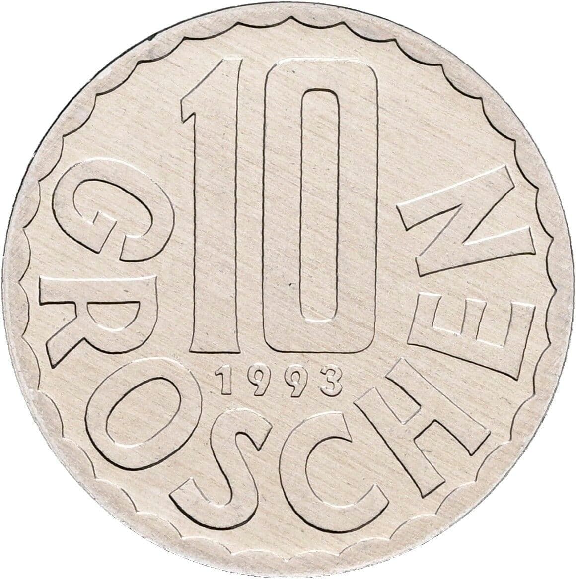 10 Groschen 1993 – Vorderseite