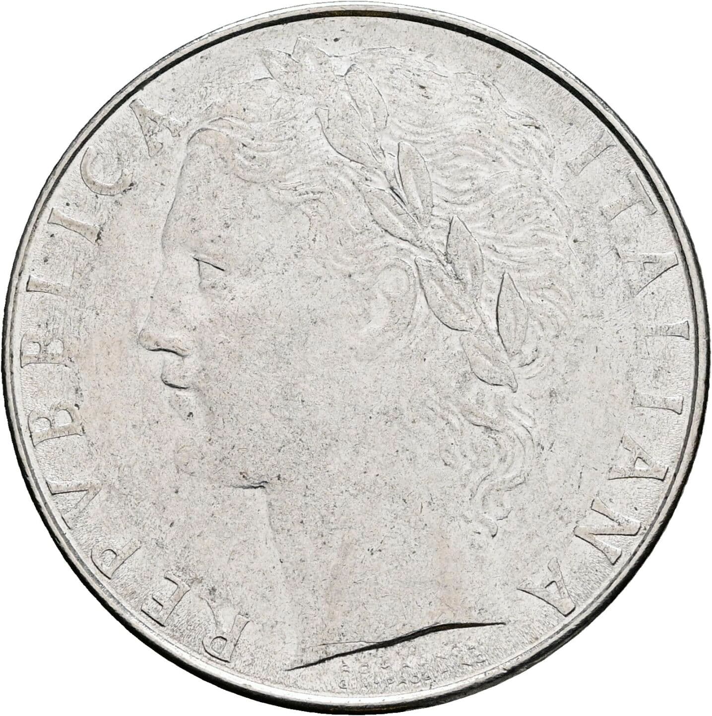100 Lire 1987 – Vorderseite