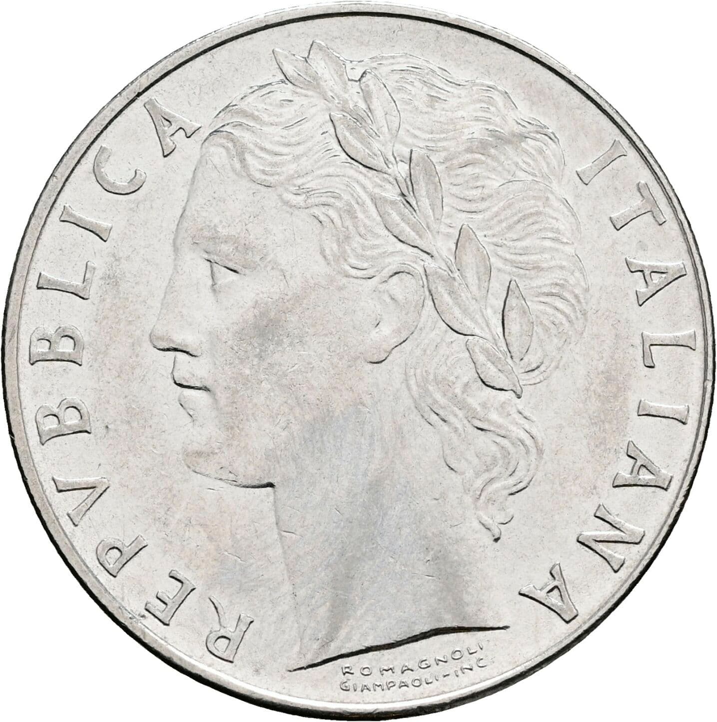 100 Lire 1978 – Vorderseite