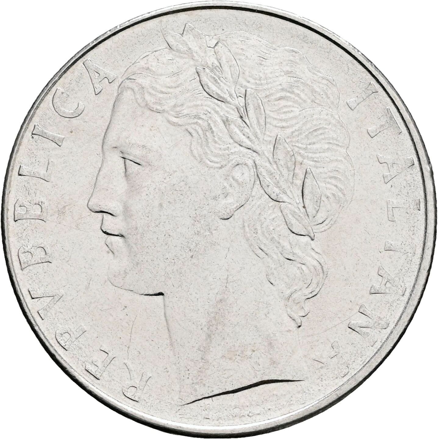 100 Lire 1977 – Vorderseite