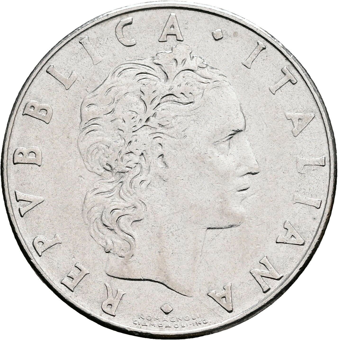 50 Lire 1978 – Vorderseite