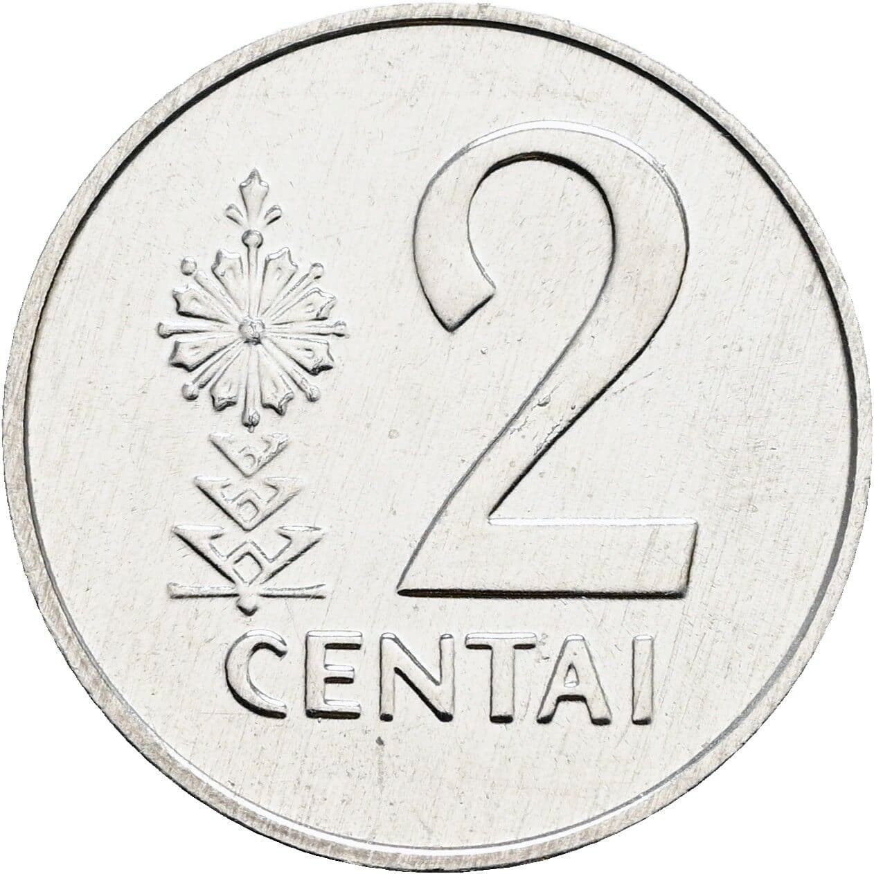 2 Centai 1991 – Vorderseite