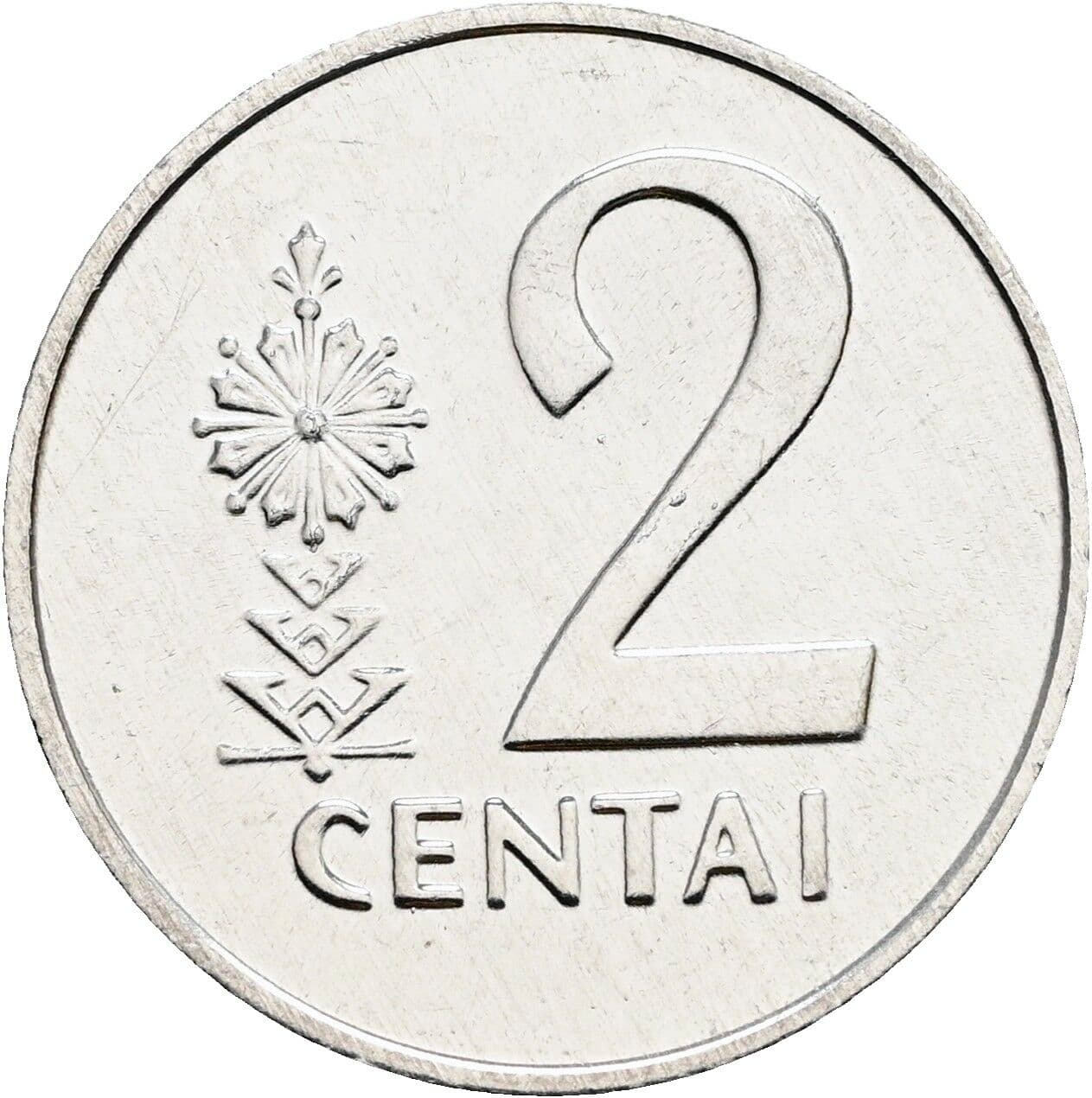 2 Centai 1991 – Vorderseite
