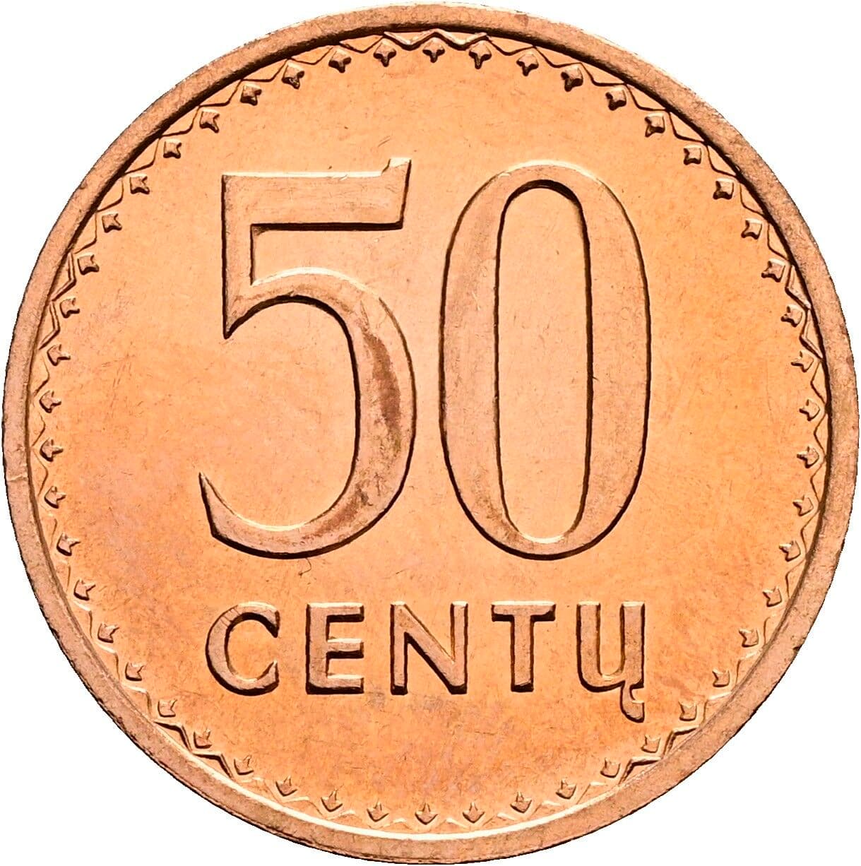 50 Centu 1991 – Vorderseite