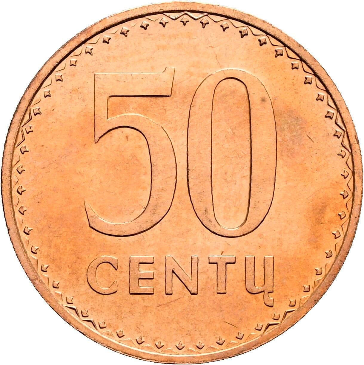 50 Centu 1991 – Vorderseite