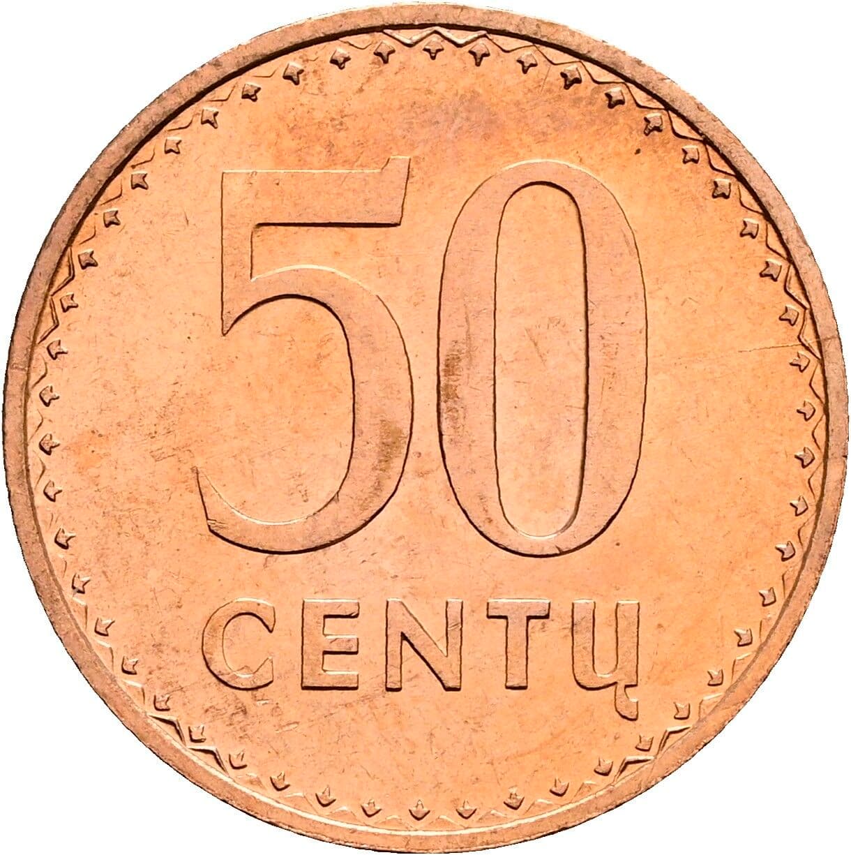 50 Centu 1991 – Vorderseite