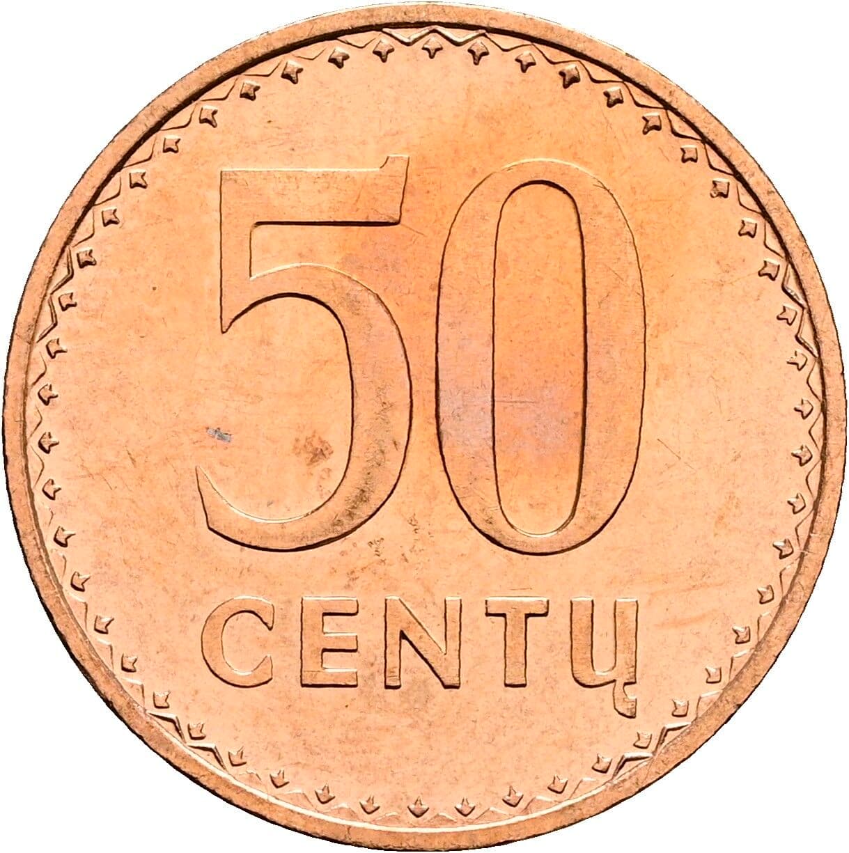 50 Centu 1991 – Vorderseite