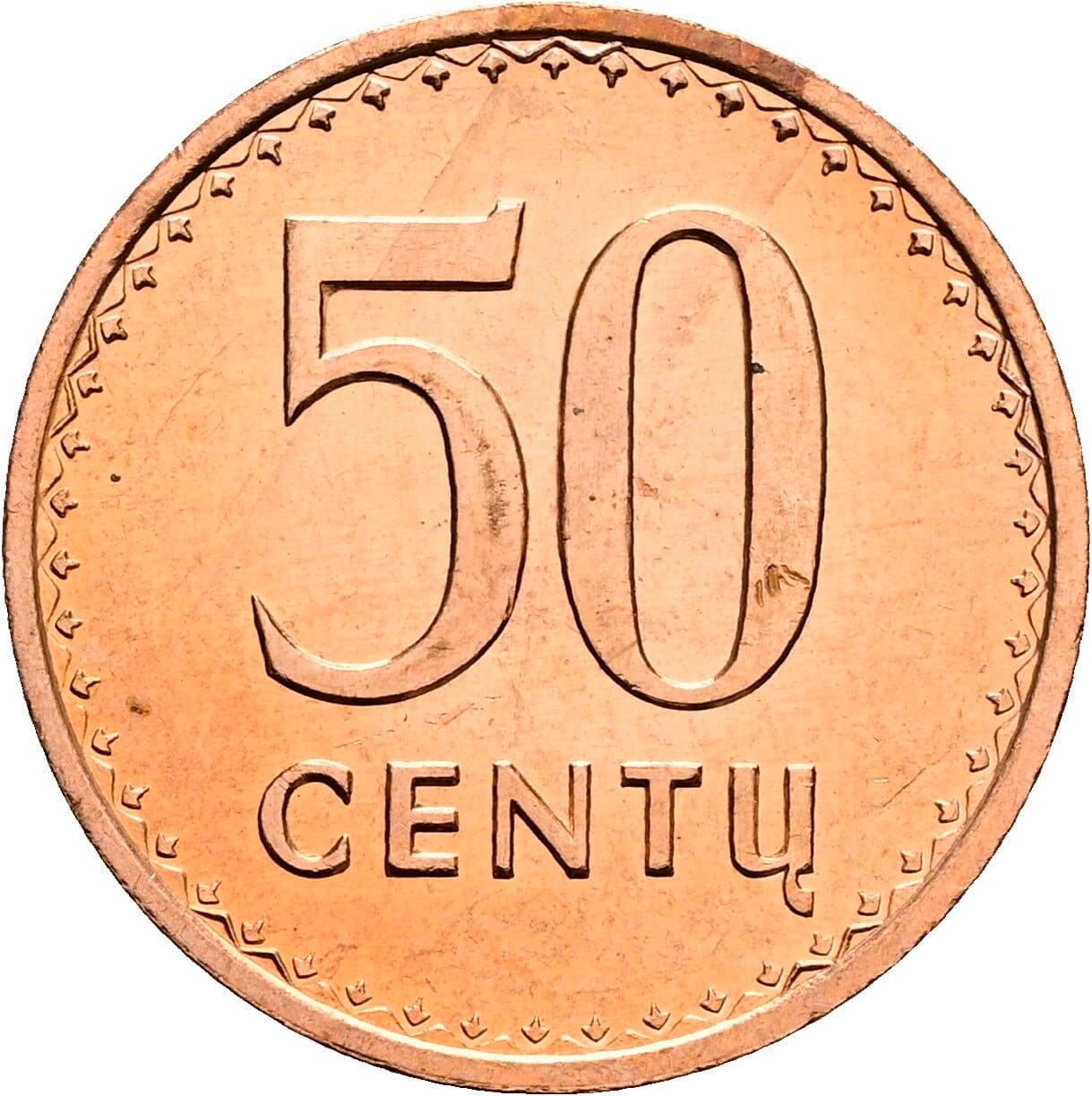 50 Centu 1991 – Vorderseite
