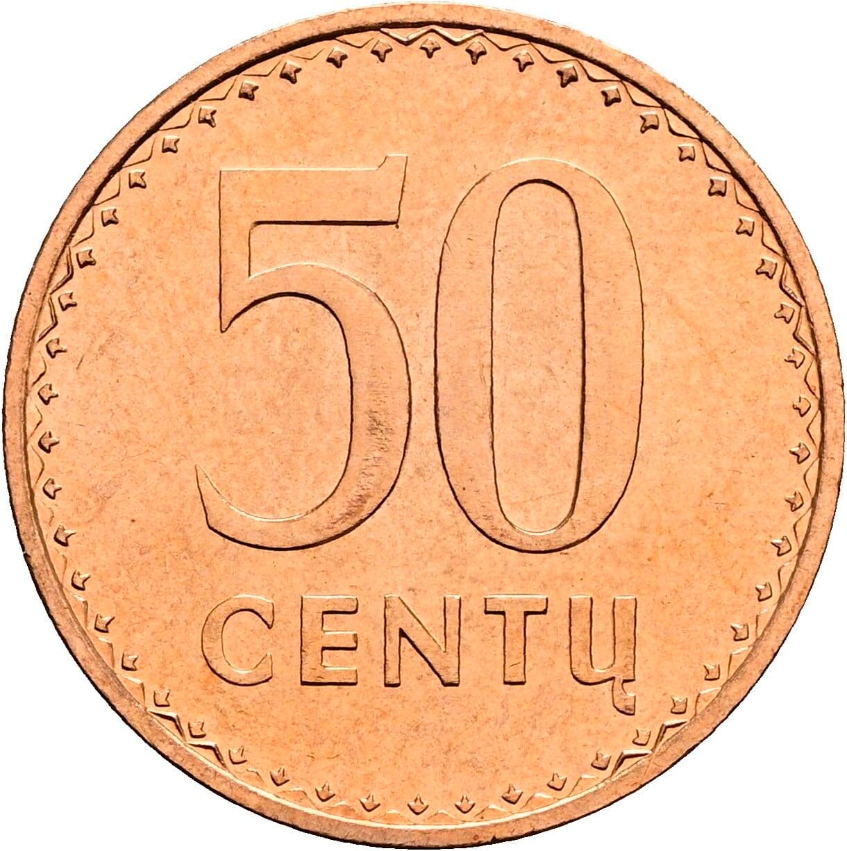 50 Centu 1991 – Vorderseite