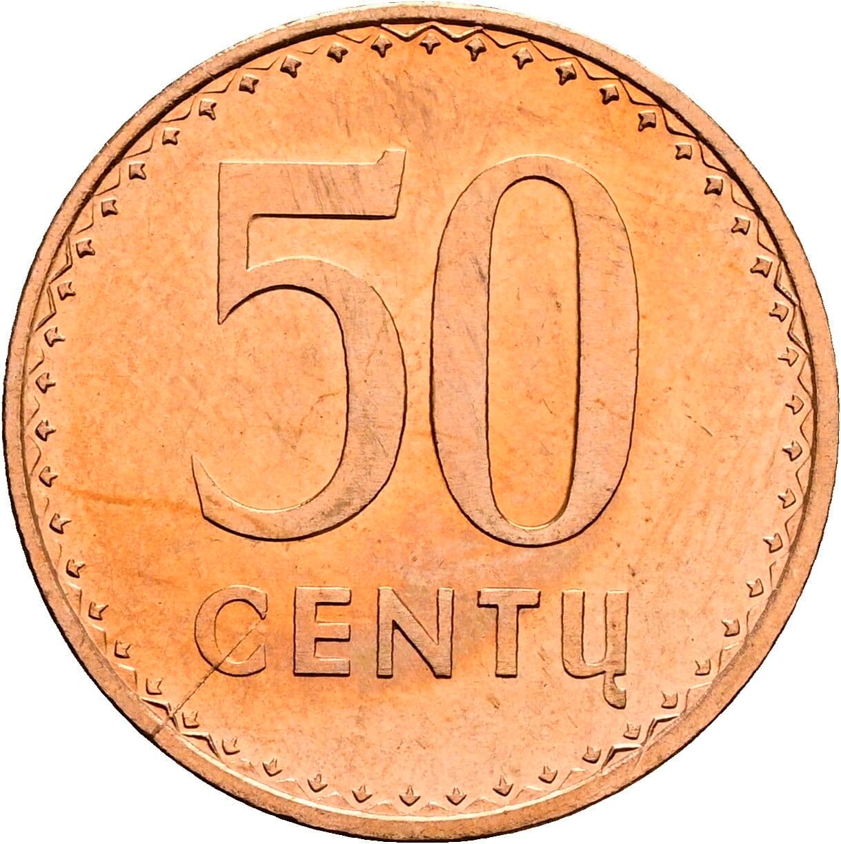 50 Centu 1991 – Vorderseite