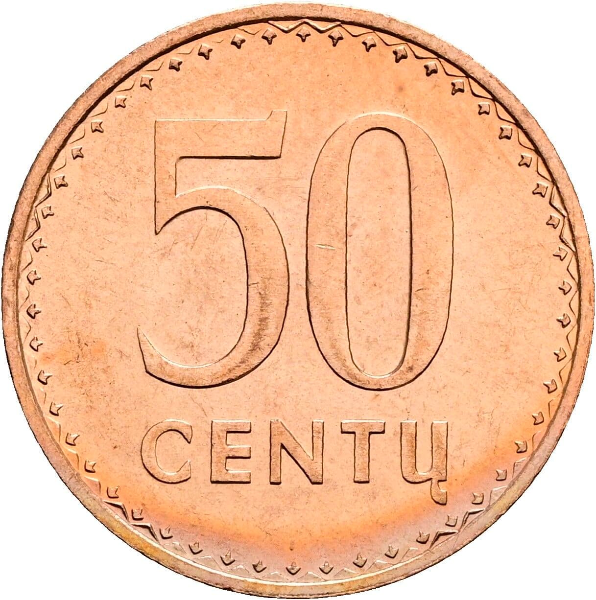 50 Centu 1991 – Vorderseite