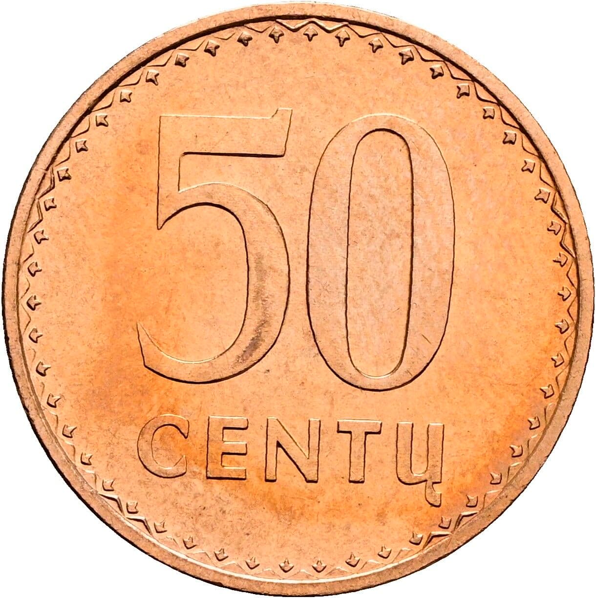 50 Centu 1991 – Vorderseite