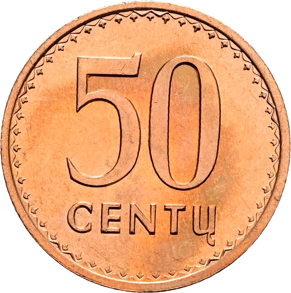 50 Centu 1991 – Vorderseite