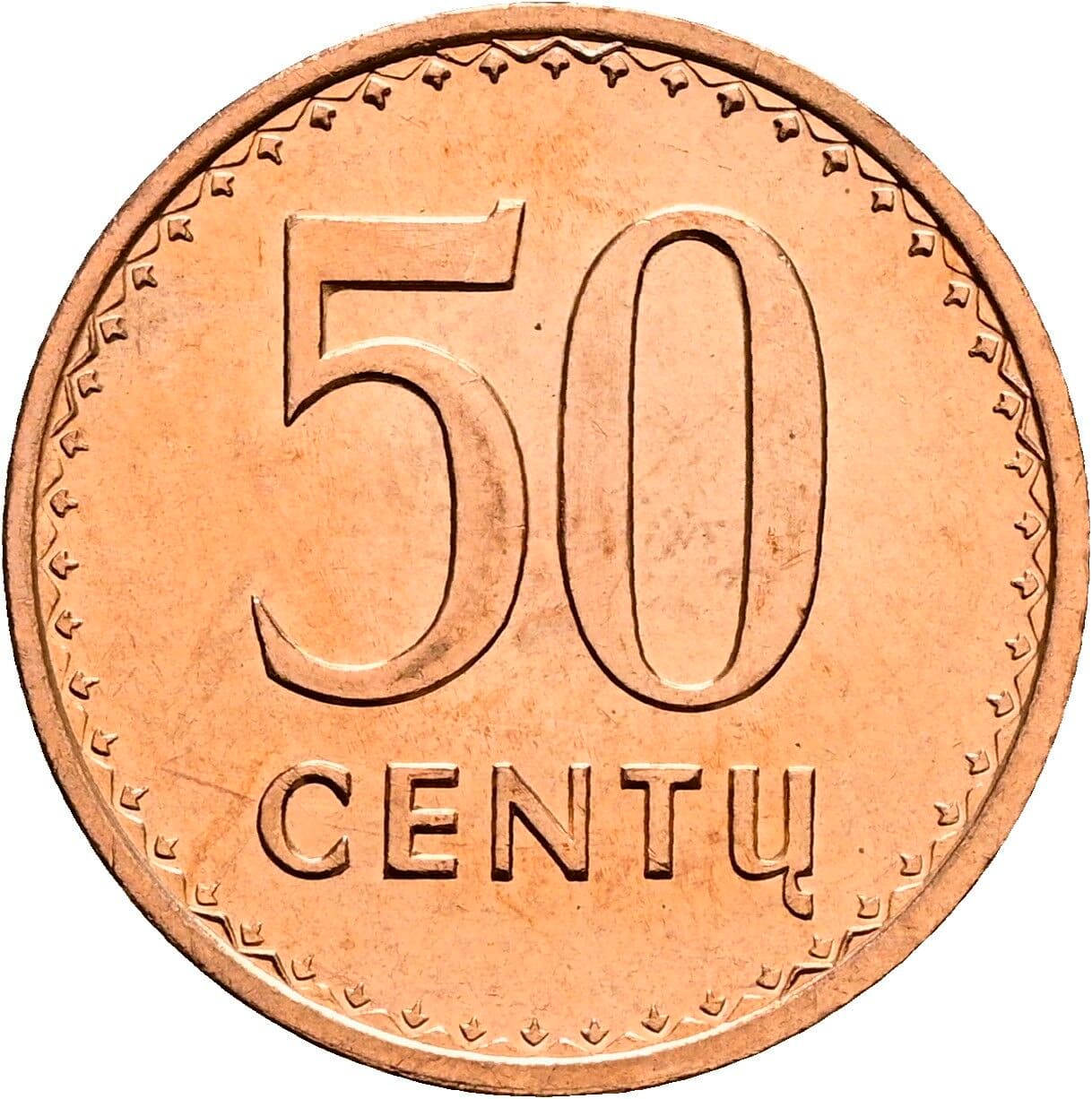 50 Centu 1991 – Vorderseite