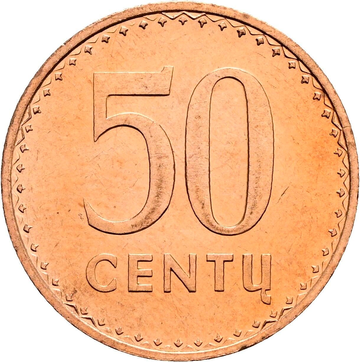 50 Centu 1991 – Vorderseite