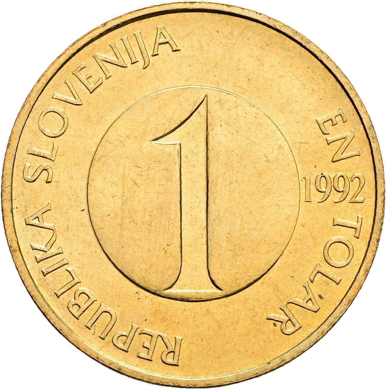 1 Tolar 1992 – Vorderseite