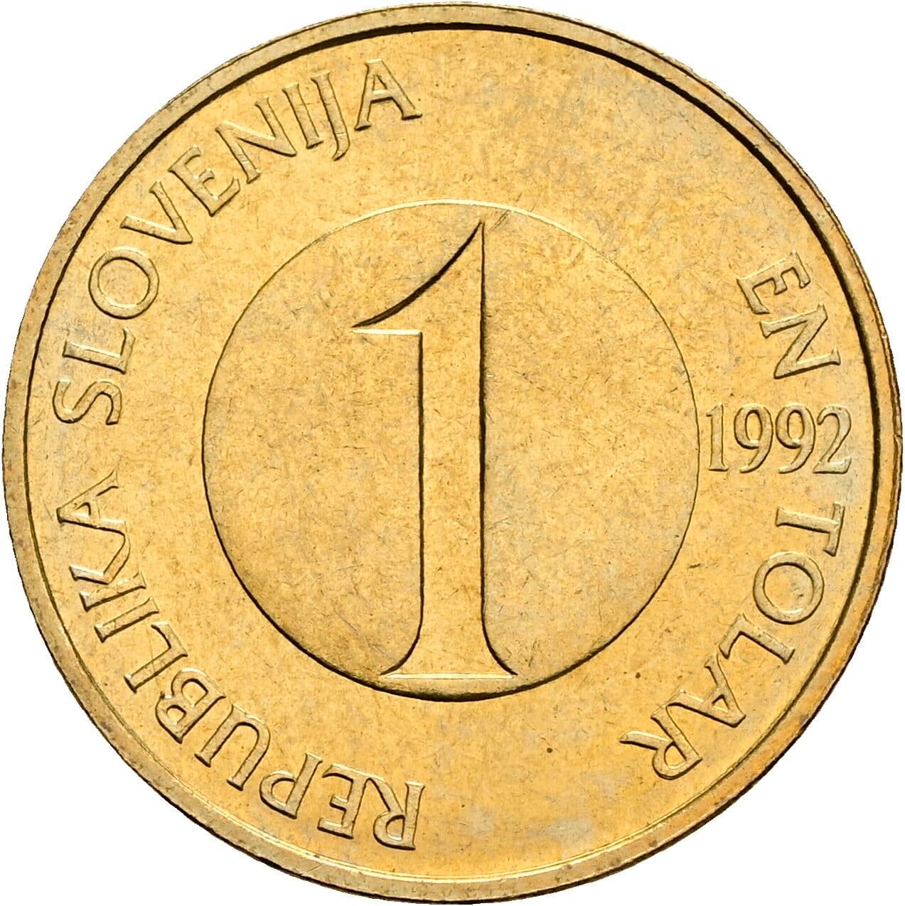 1 Tolar 1992 – Vorderseite