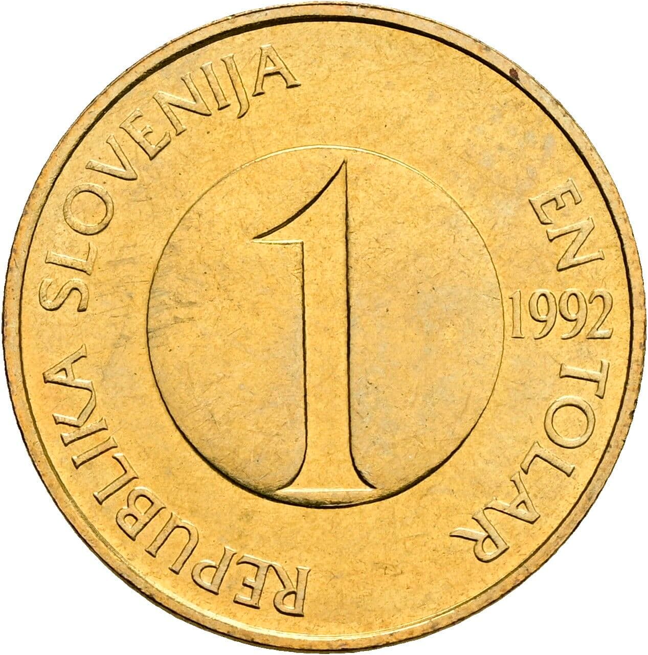 1 Tolar 1992 – Vorderseite