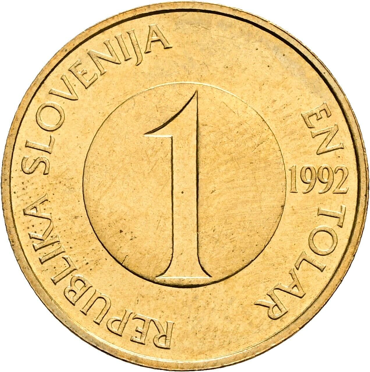 1 Tolar 1992 – Vorderseite
