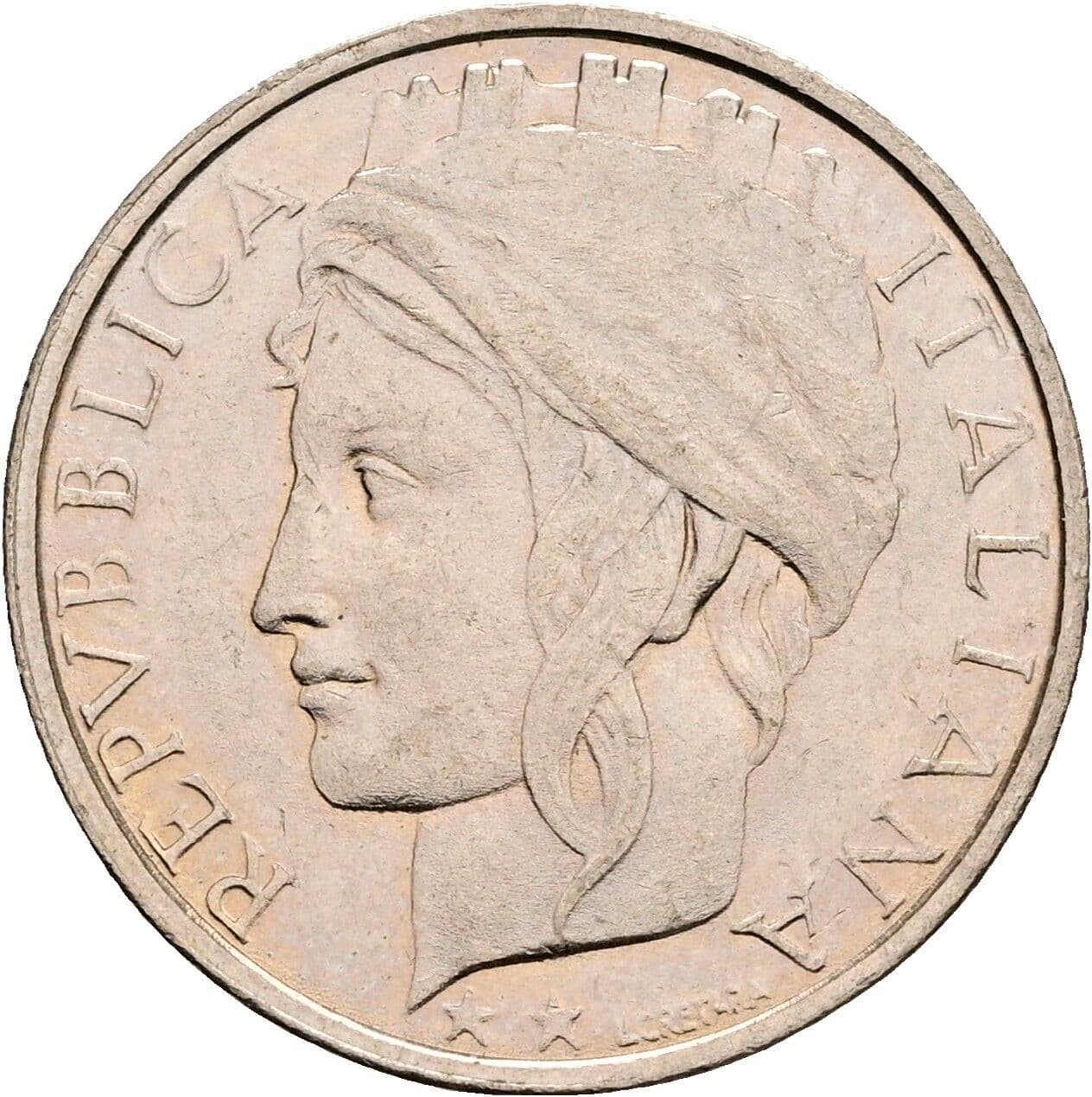 100 Lire 1993 – Vorderseite