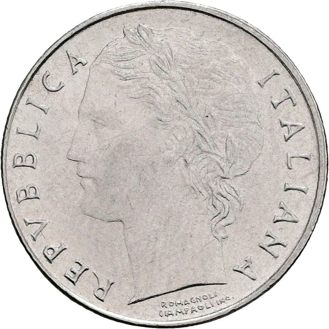 100 Lire 1992 – Vorderseite