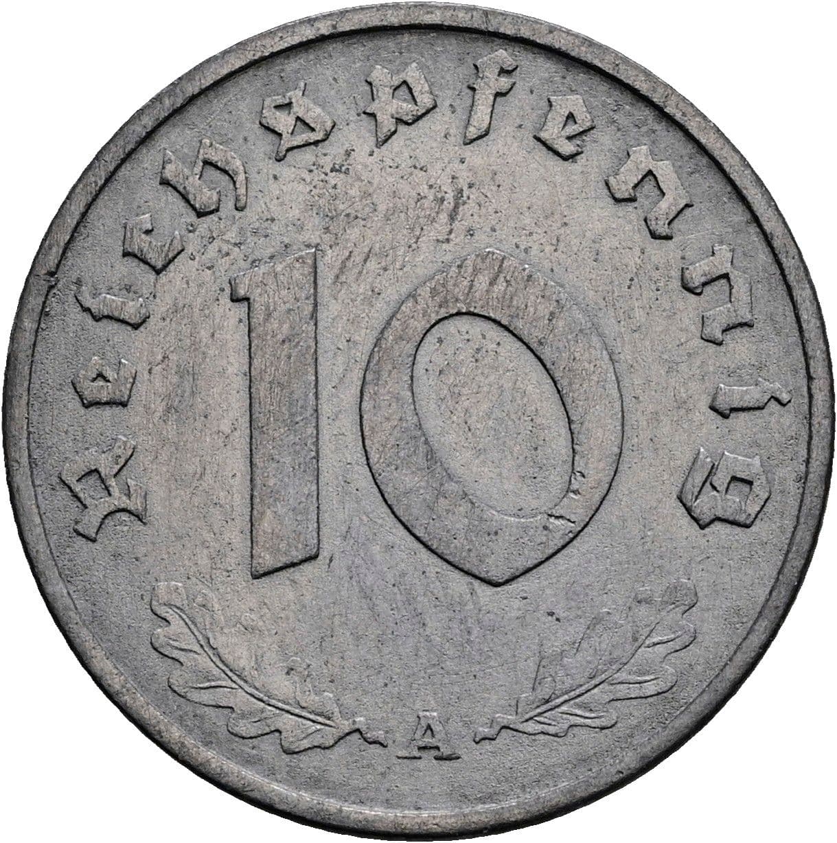 10 Reichspfennig 1941 A – Vorderseite