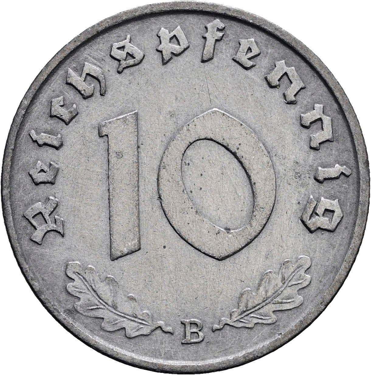 10 Reichspfennig 1941 B – Vorderseite