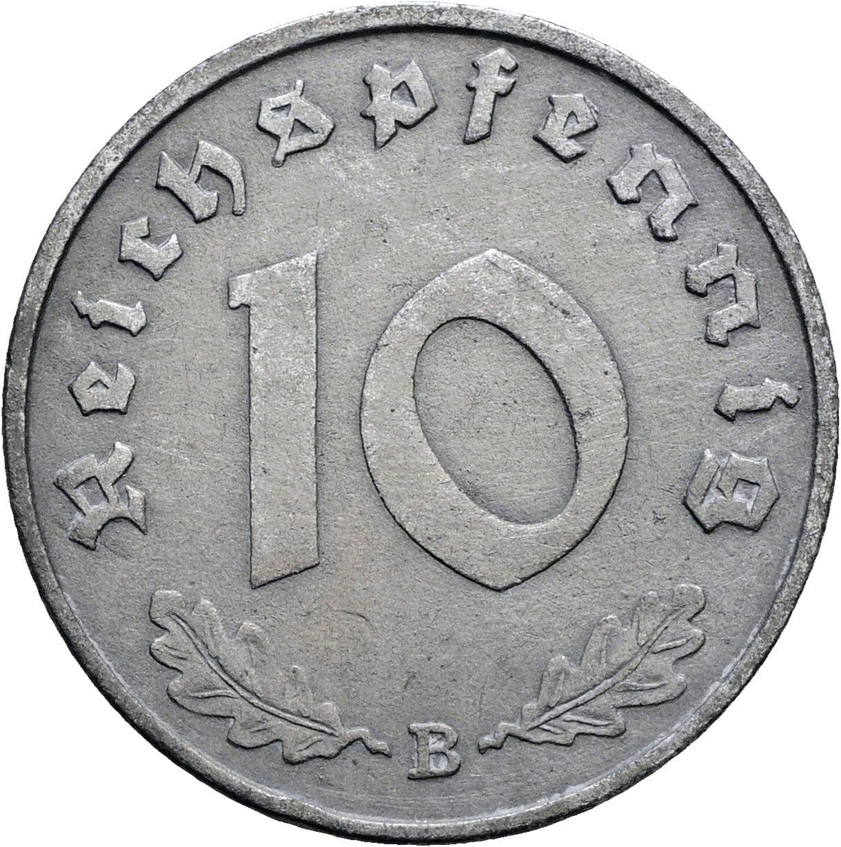 10 Reichspfennig 1941 B – Vorderseite