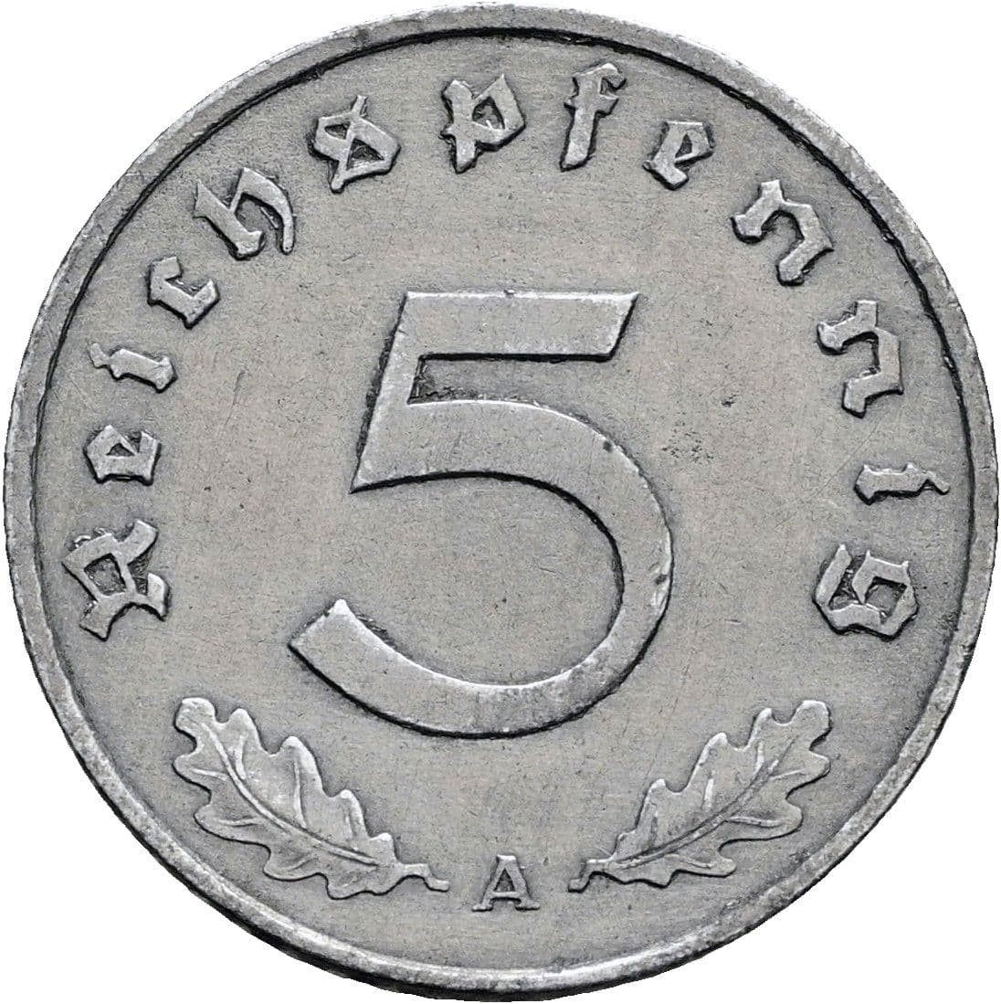 5 Reichspfennig 1940 A – Vorderseite