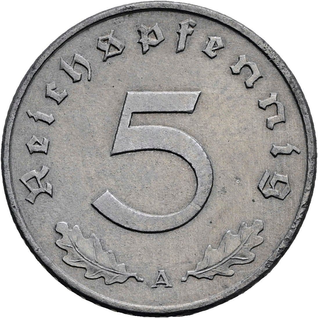 5 Reichspfennig 1940 A – Vorderseite