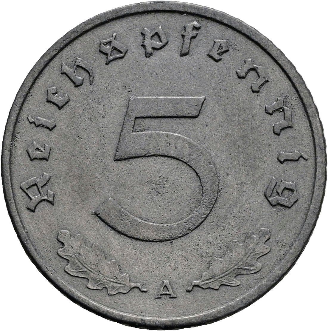 5 Reichspfennig 1940 A – Vorderseite