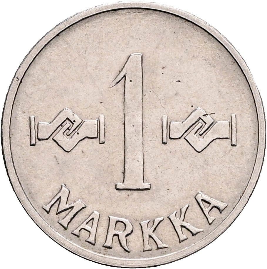 1 Markka 1960 – Vorderseite