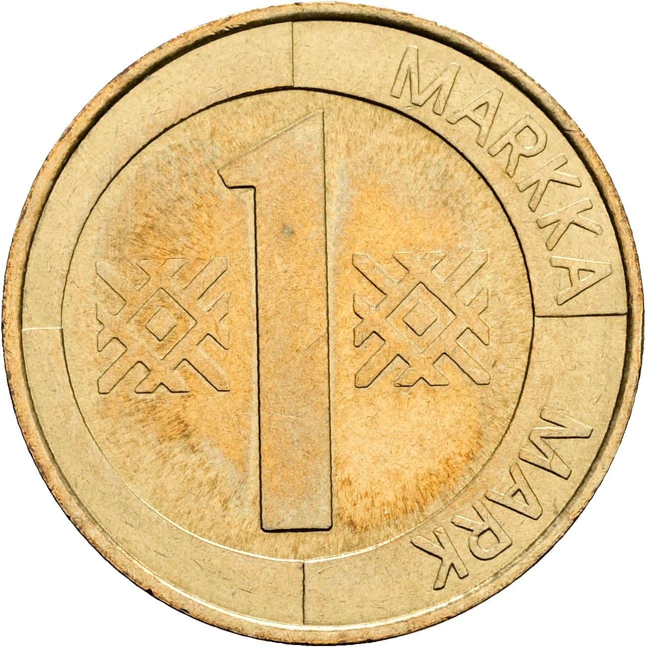 1 Markka 1996 – Vorderseite