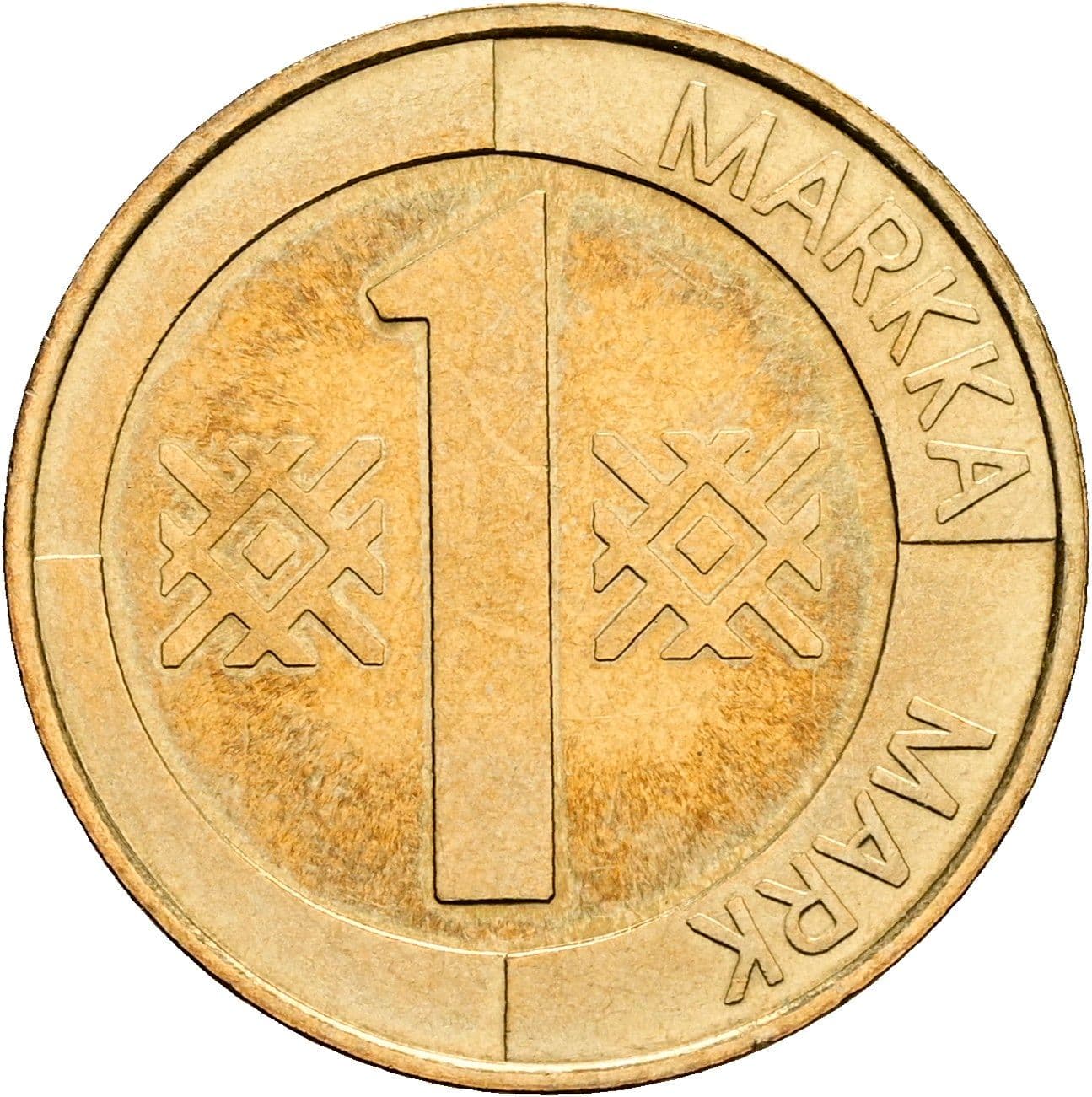 1 Markka 1997 – Vorderseite