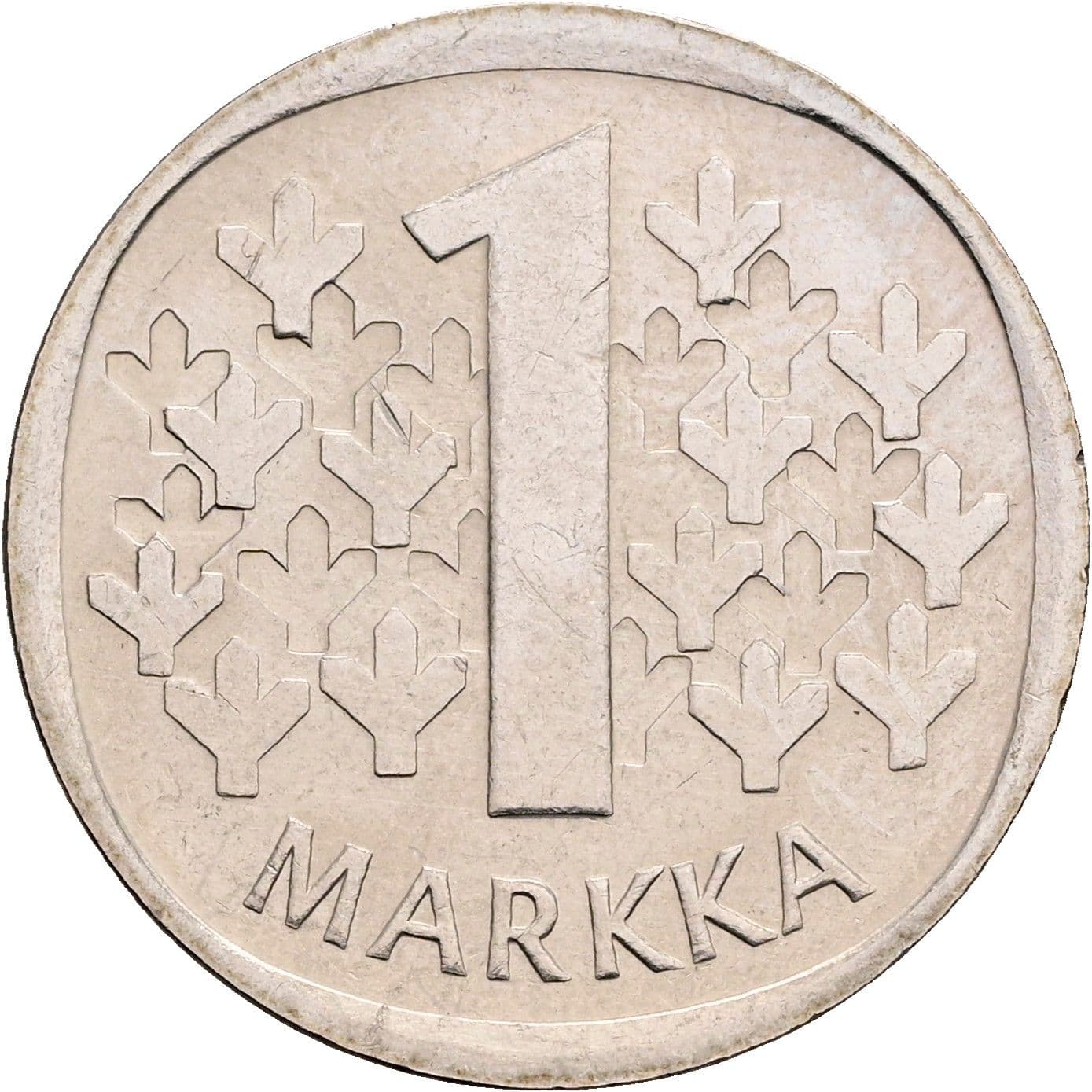1 Markka 1990 M – Vorderseite