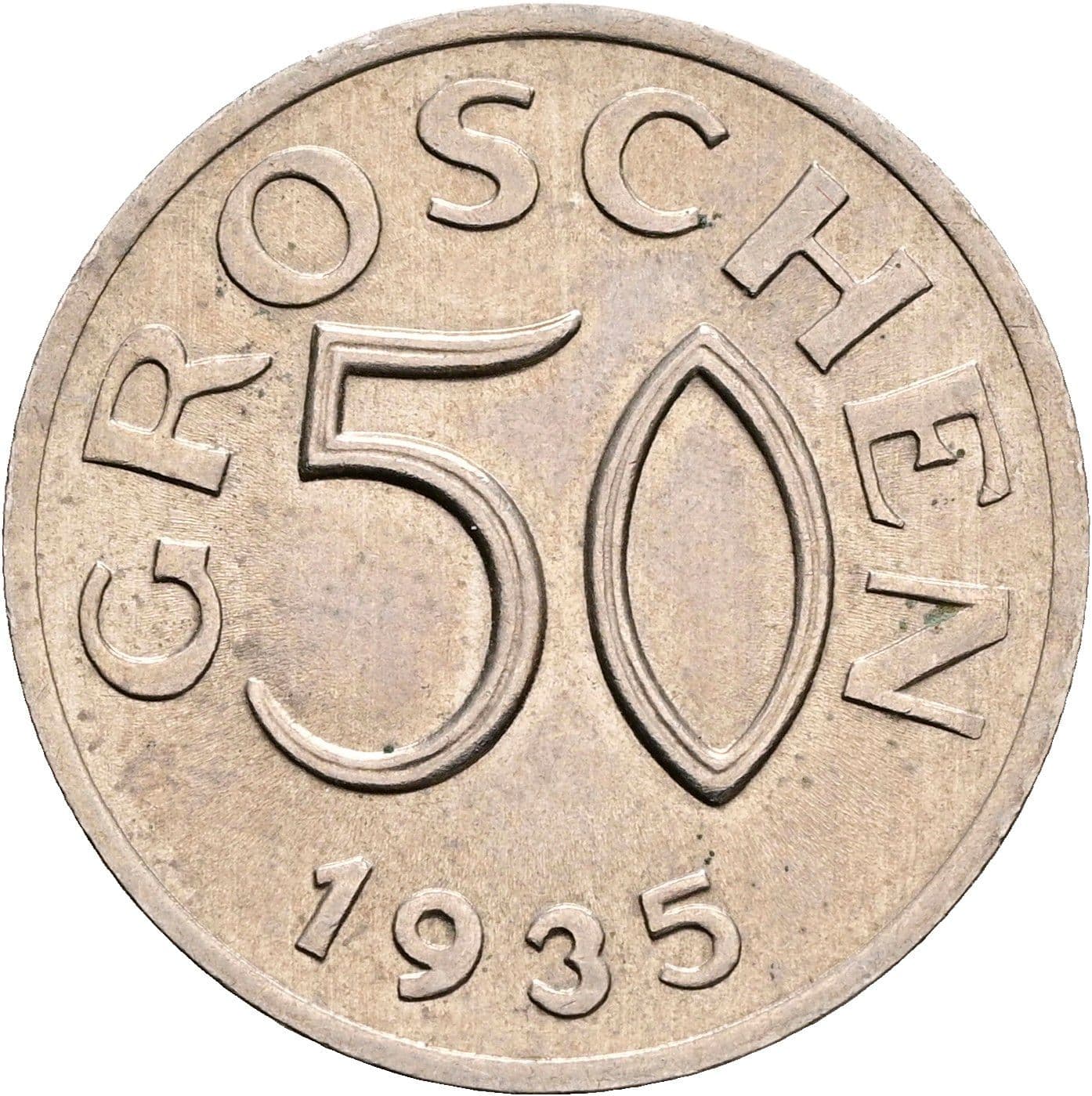 50 Groschen 1935 – Vorderseite