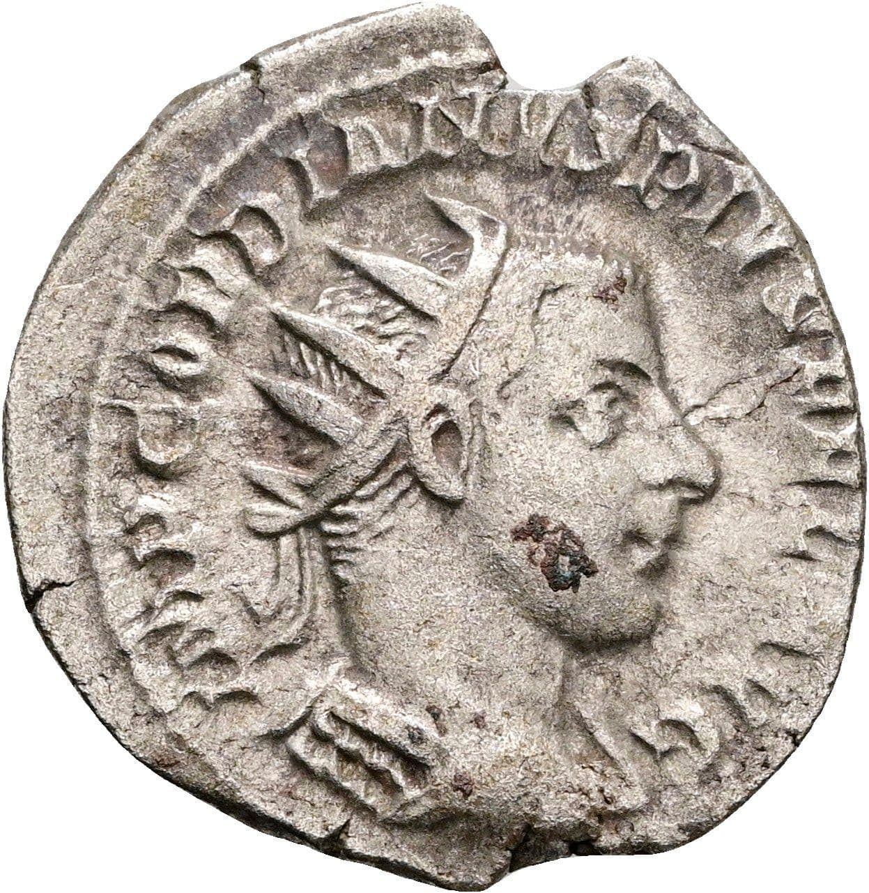 Antoninian Gordianus III. Pius 238-244 AC ohne Jahr – Vorderseite