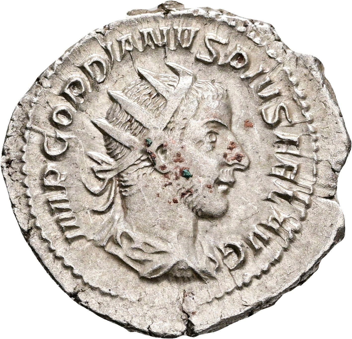 Antoninian Gordianus III. Pius 238-244 AC ohne Jahr – Vorderseite