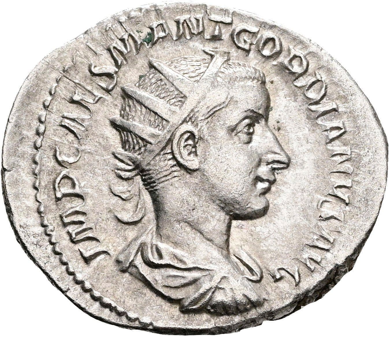 Antoninian Gordianus III. Pius 238-244 AC ohne Jahr – Vorderseite