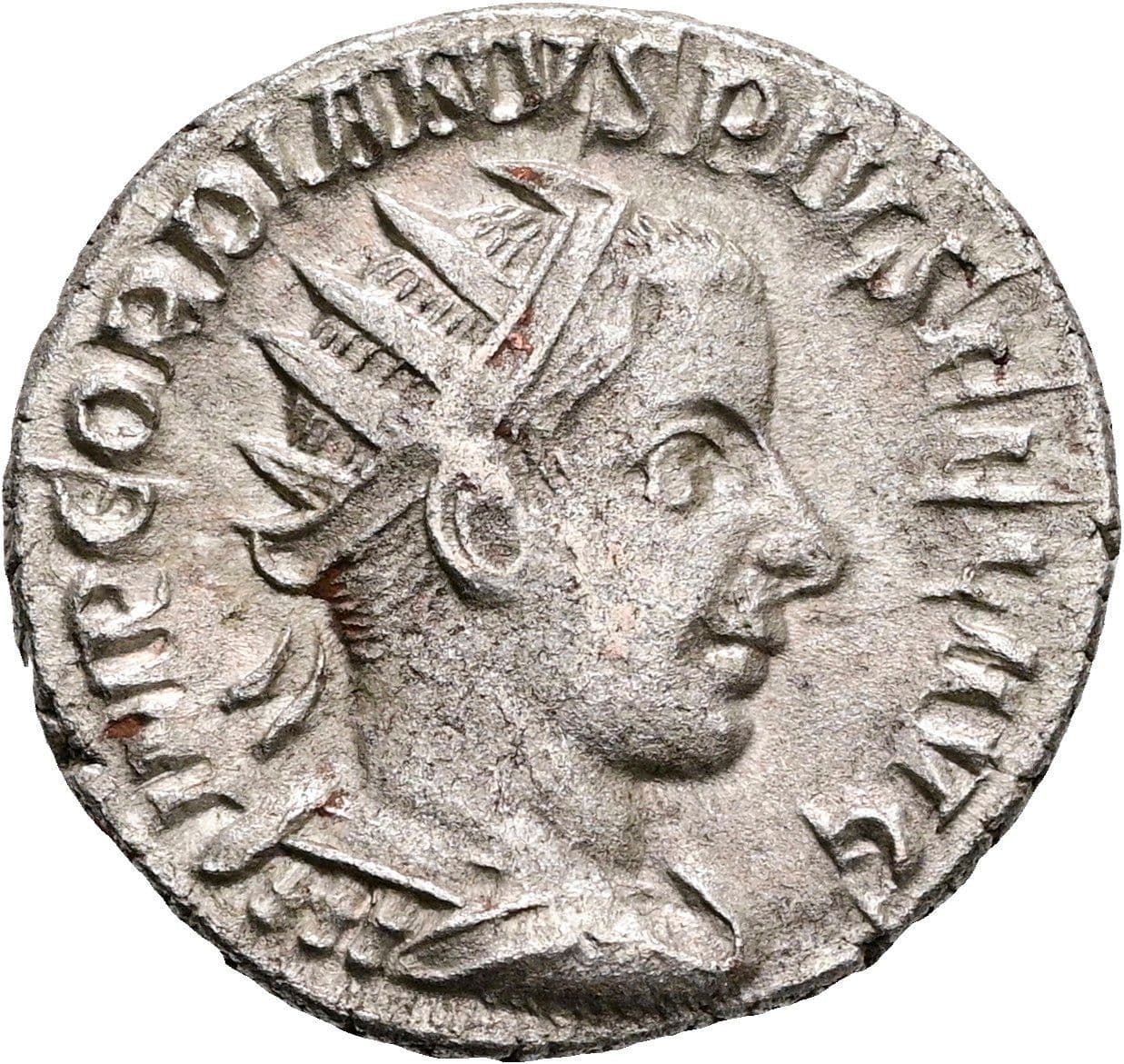 Antoninian Gordianus III. Pius 238-244 AC ohne Jahr – Vorderseite