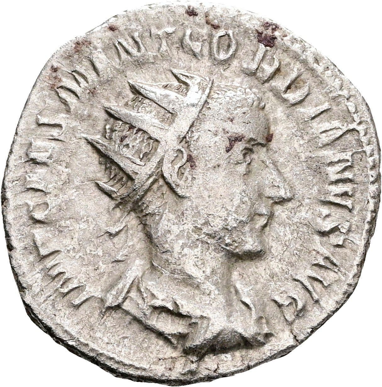 Antoninian Gordianus III. Pius 238-244 AC ohne Jahr – Vorderseite