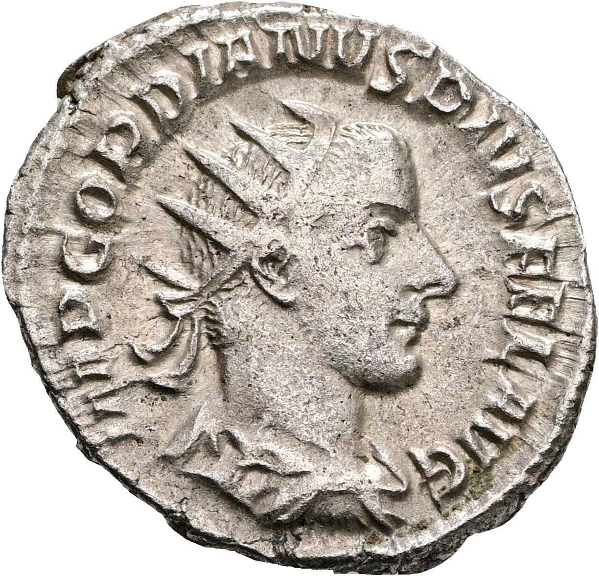 Antoninian Gordianus III. Pius 238-244 AC ohne Jahr – Vorderseite
