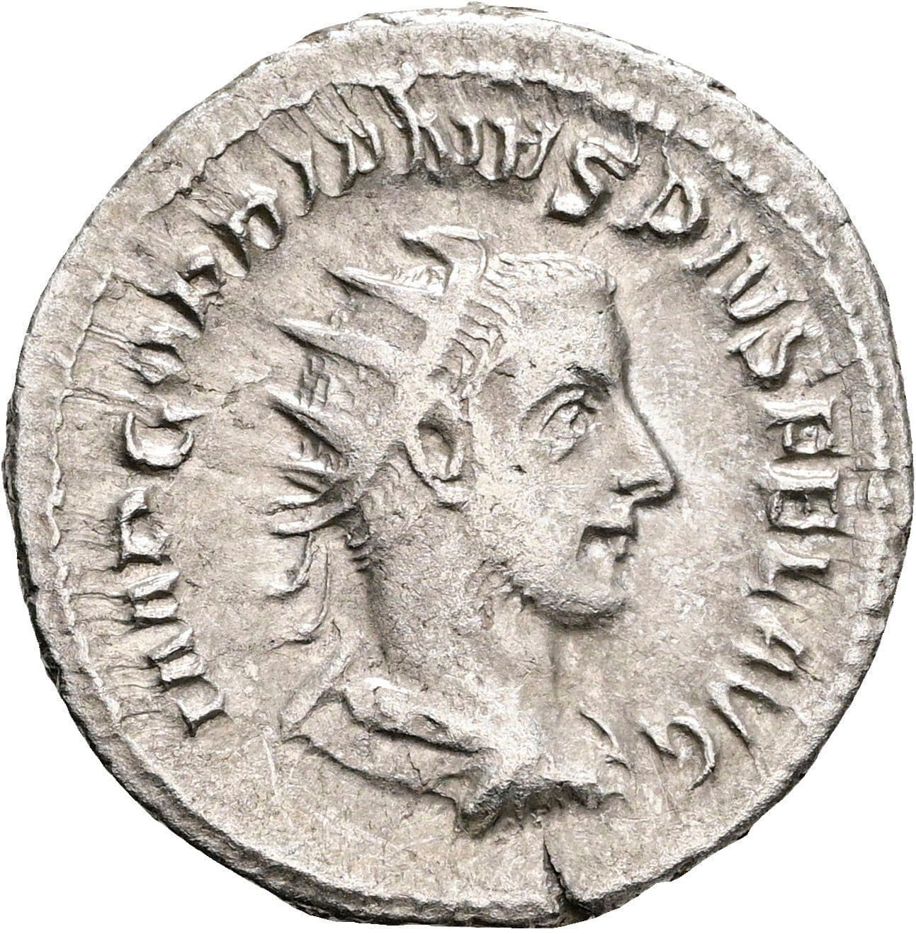 Antoninian Gordianus III. Pius 238-244 AC ohne Jahr – Vorderseite