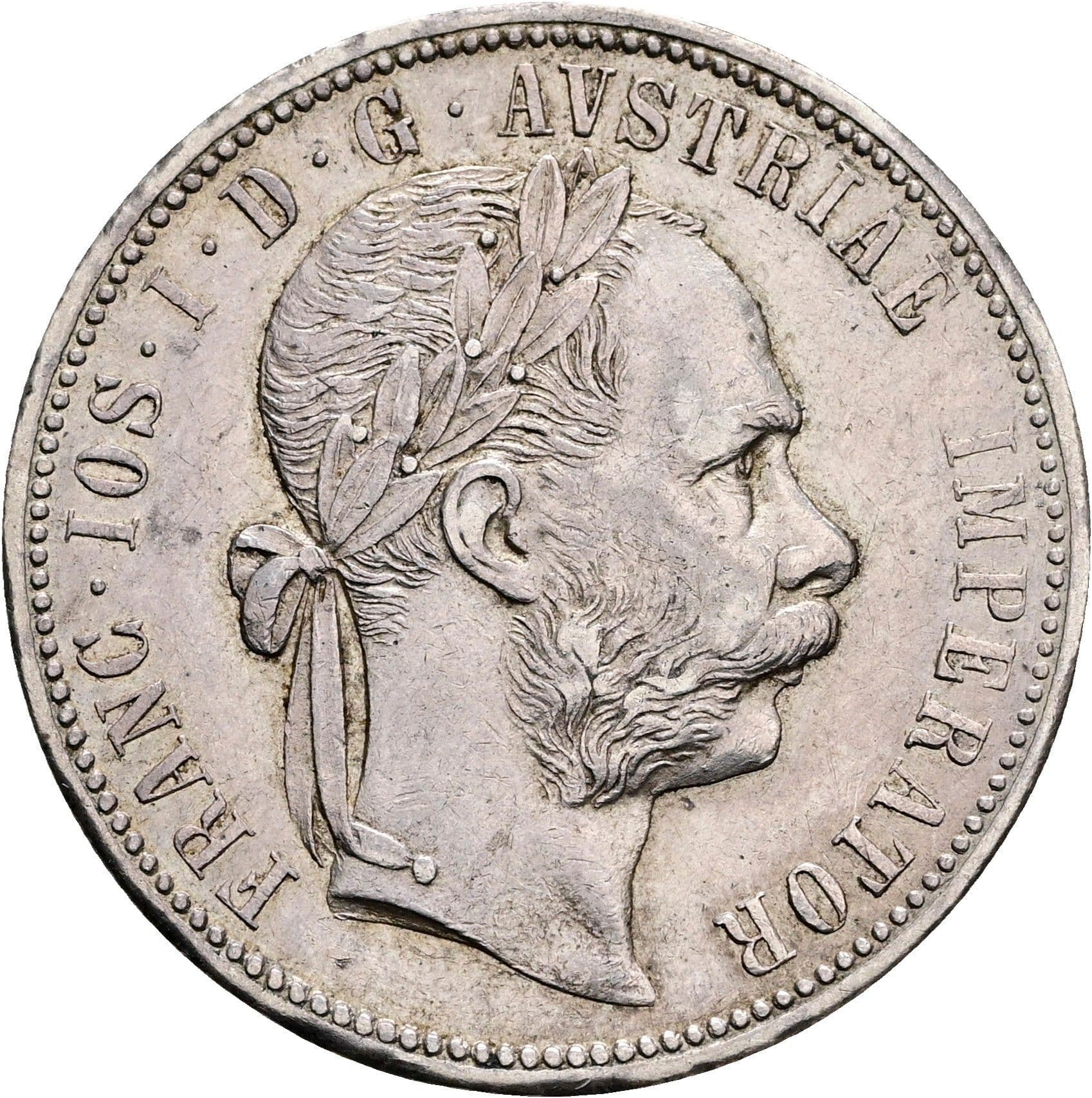 1 Gulden Franz Joseph I. 1848-1916 1879 – Vorderseite