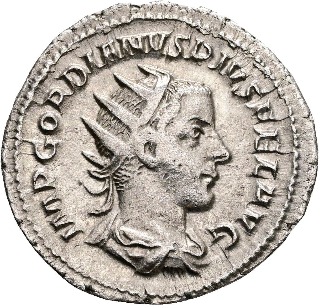 Antoninian Gordianus III. Pius 238-244 AC ohne Jahr – Vorderseite