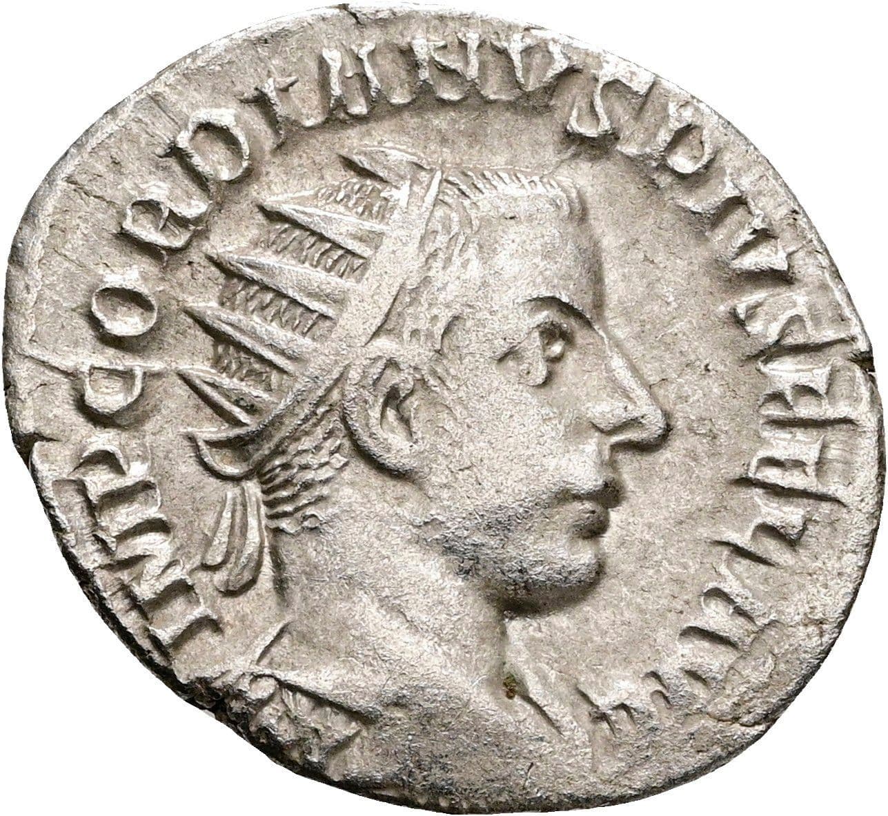 Antoninian Gordianus III. Pius 238-244 AC ohne Jahr – Vorderseite