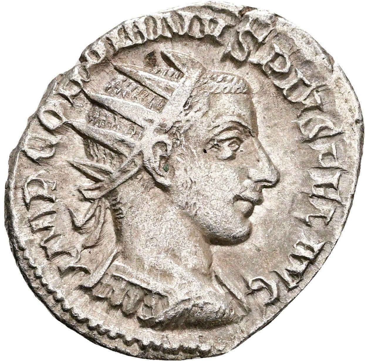 Antoninian Gordianus III. Pius 238-244 AC ohne Jahr – Vorderseite