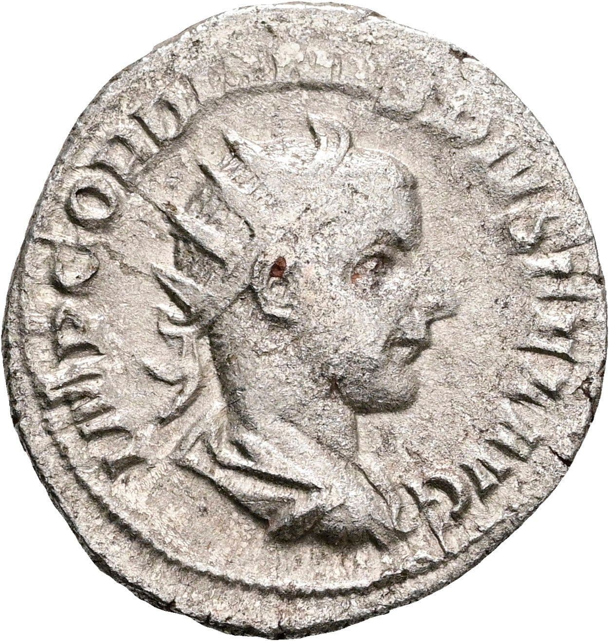 Antoninian Gordianus III. Pius 238-244 AC ohne Jahr – Vorderseite