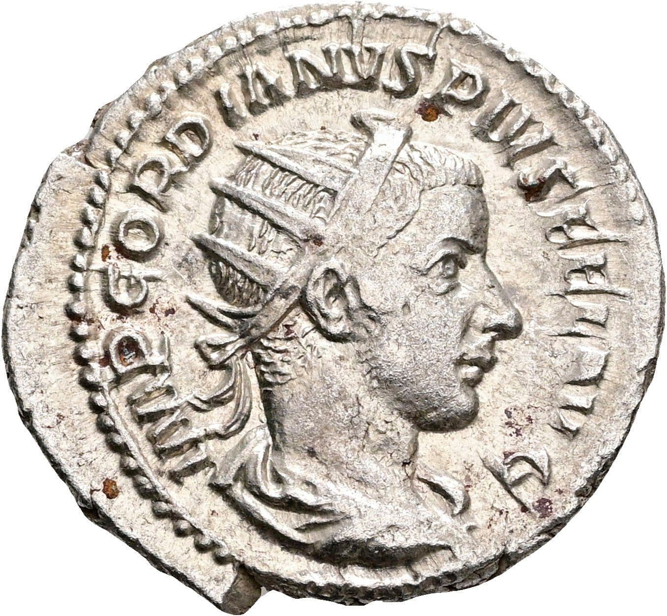 Antoninian Gordianus III. Pius 238-244 AC ohne Jahr – Vorderseite