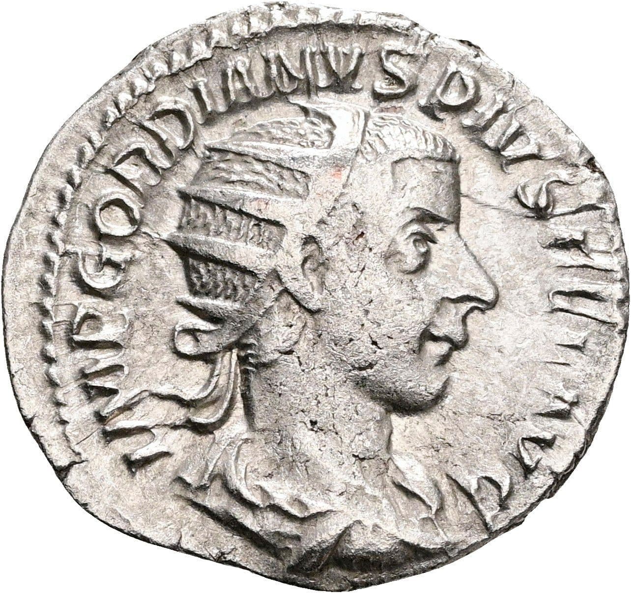 Antoninian Gordianus III. Pius 238-244 AC ohne Jahr – Vorderseite